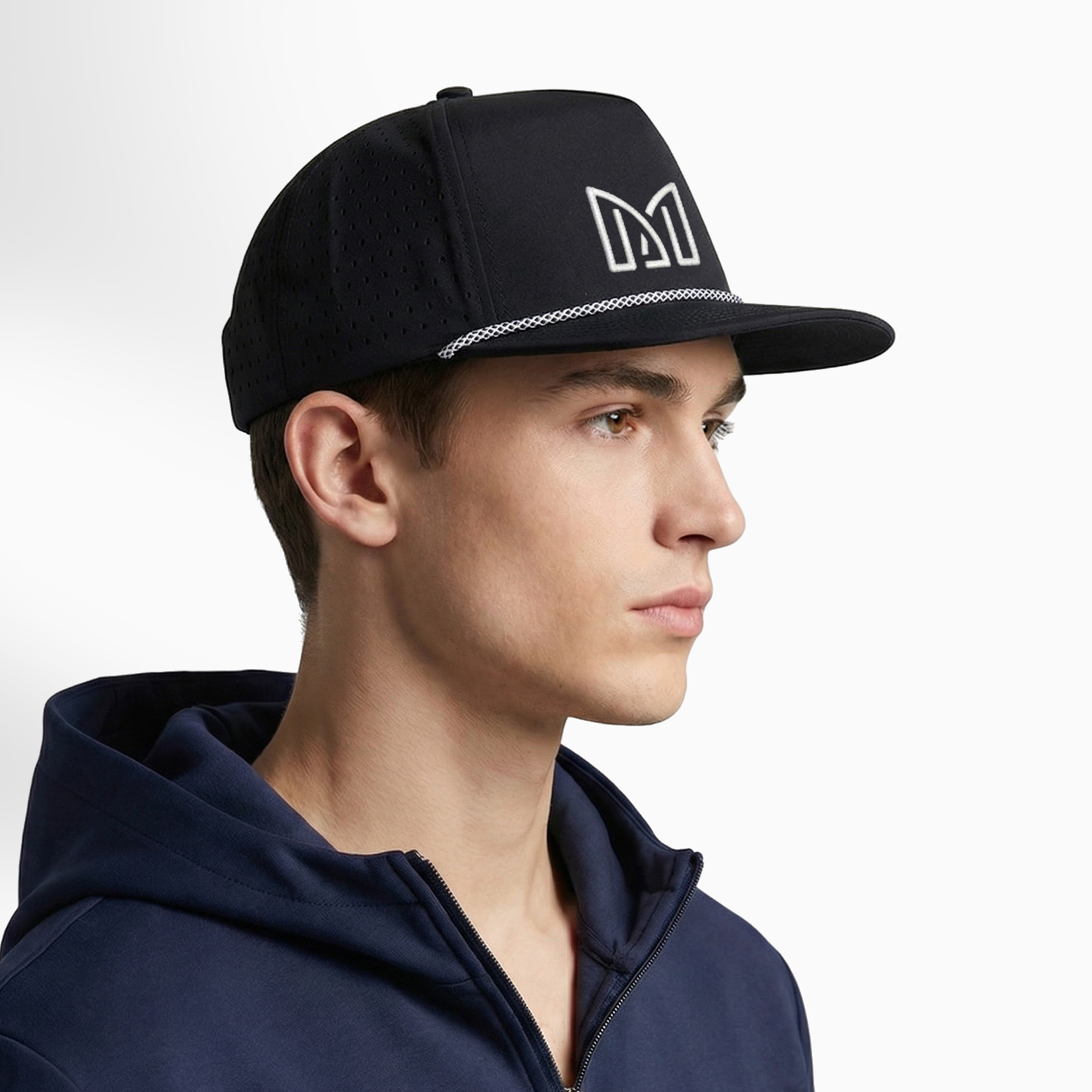 5-Panel Flat Bill Rope Cap 9