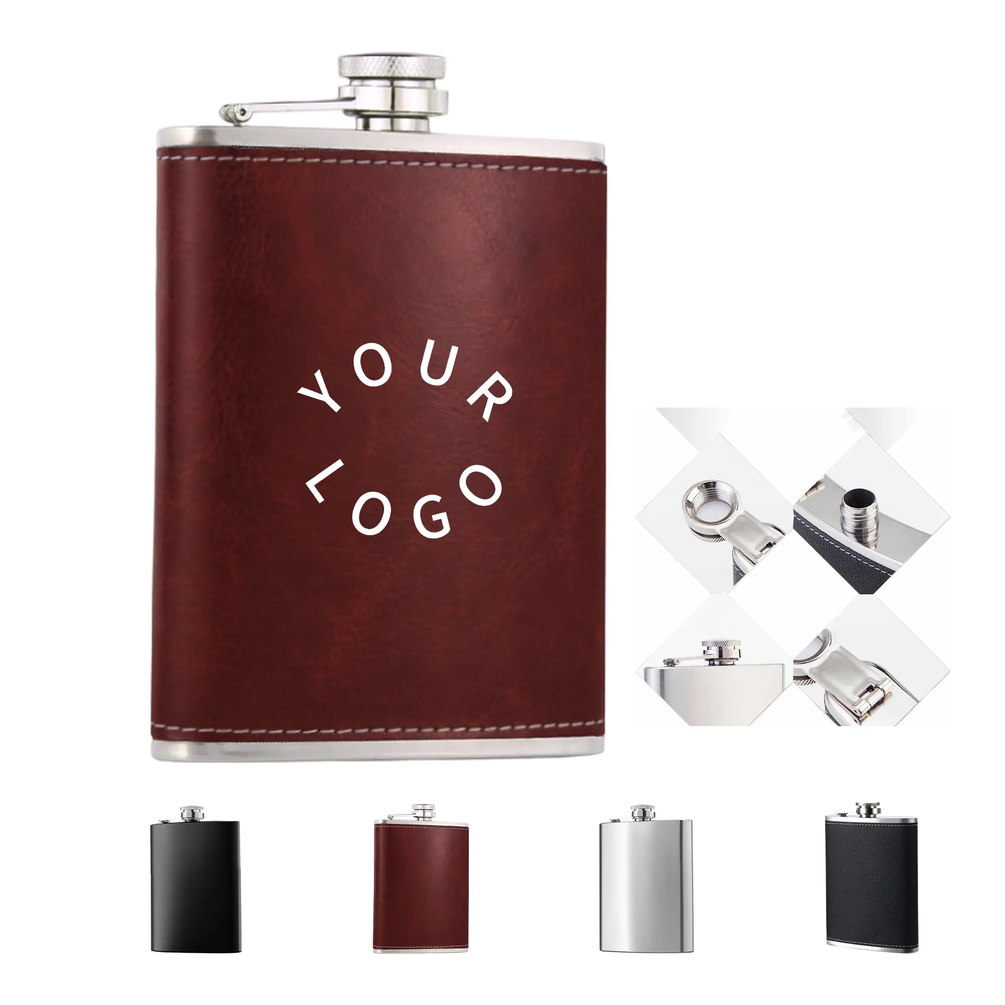 Eco-Friendly Steel Liquor Flask 1