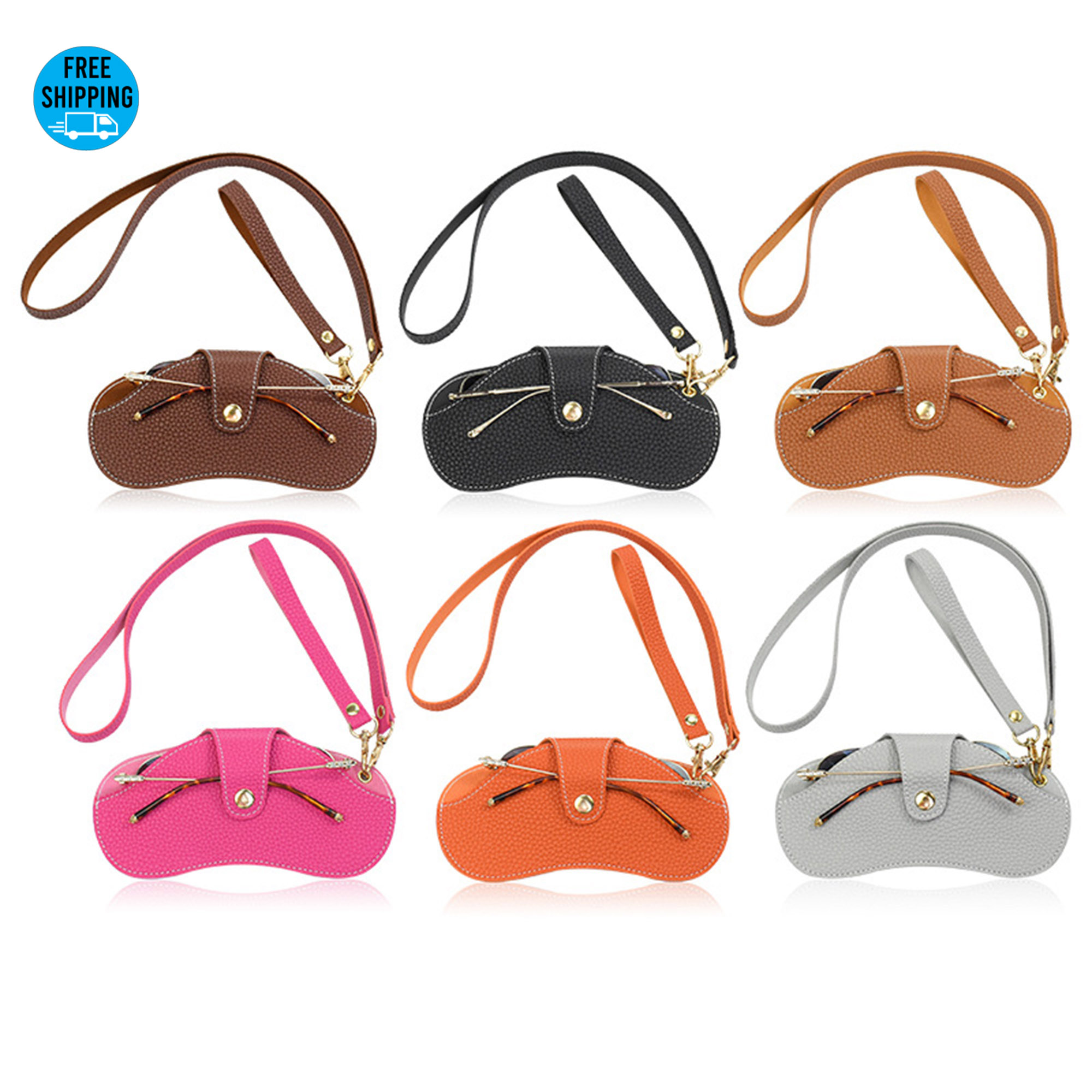 Leather Glasses Case Holder 1