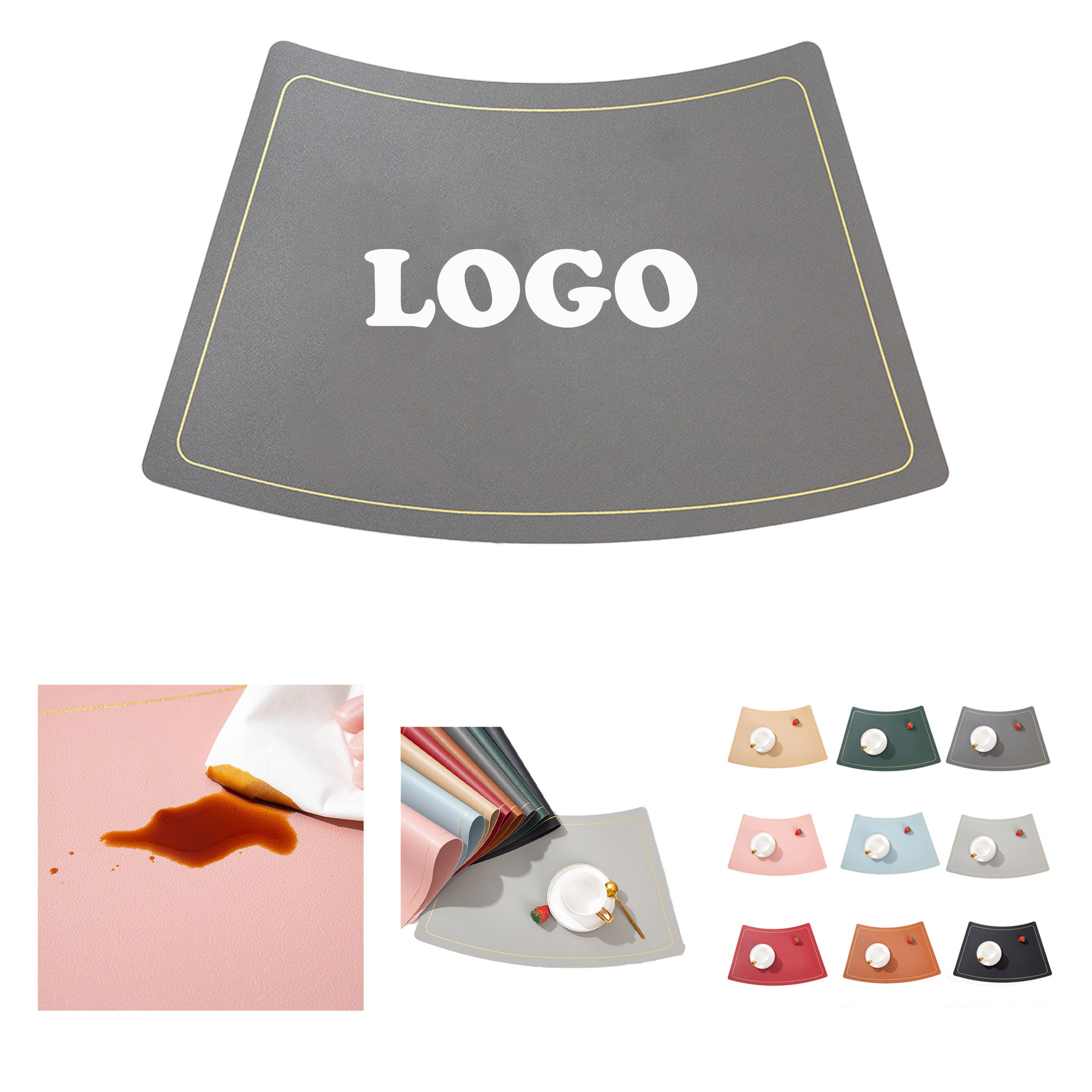 MOQ 50 pcs Leather Placemat 2