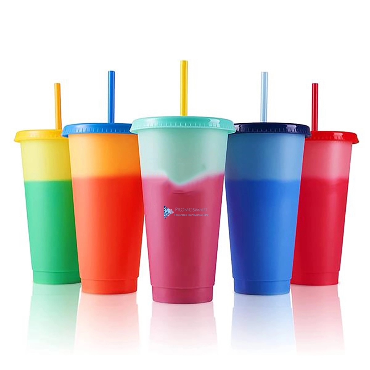 24oz Reusable Cold Drink Color Changing Cups 3