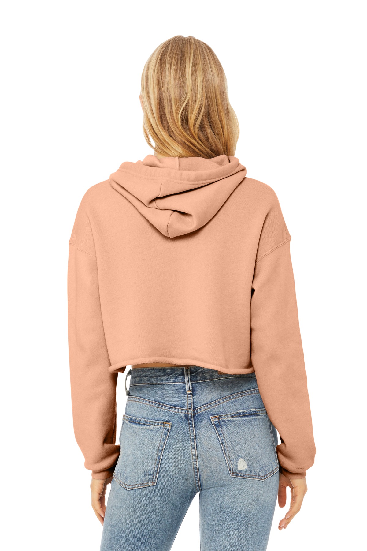 BELLA+CANVAS Women's Sponge Fleece Cropped Fleece Hoodie. BC7502 18