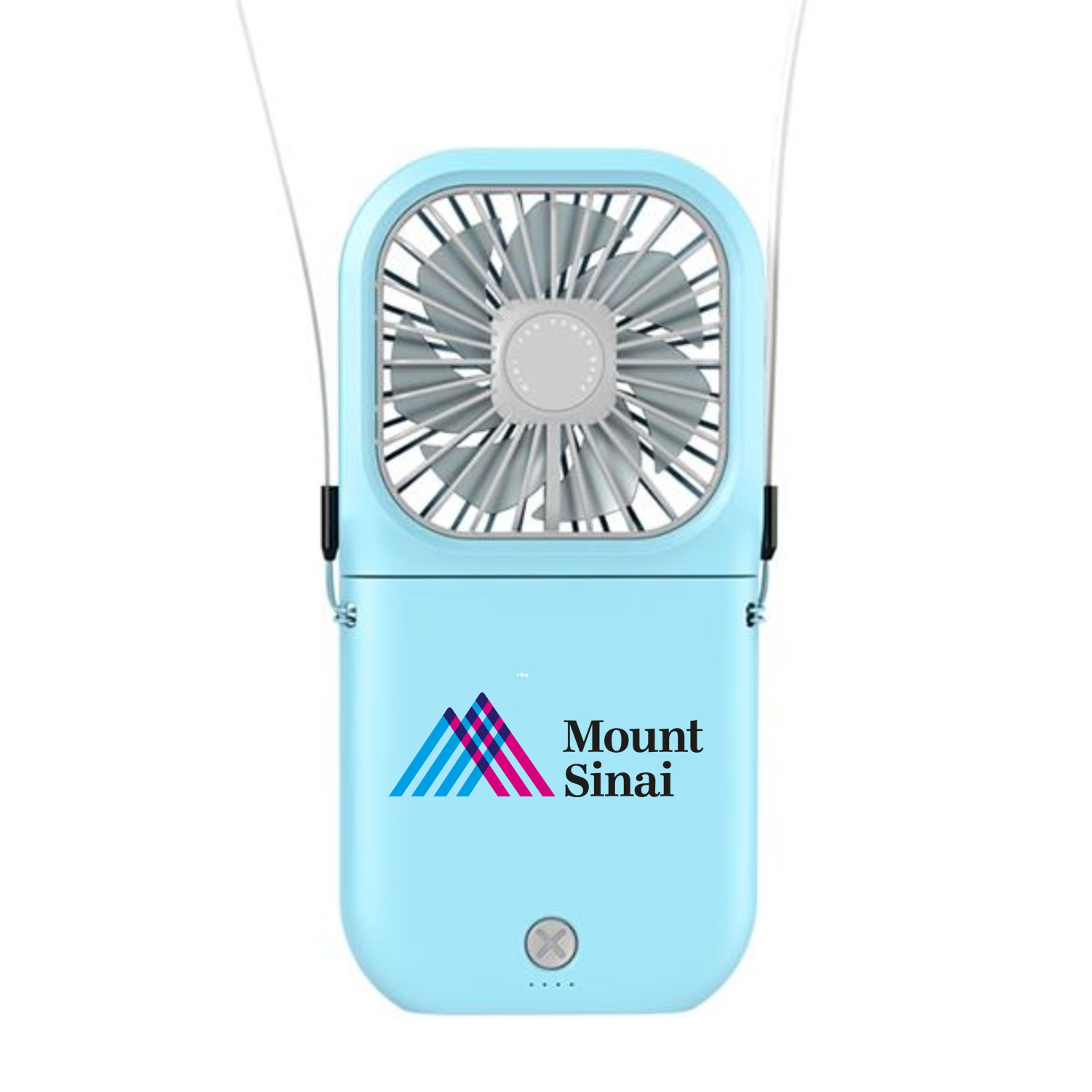 Folding neck power bank fan 3000mAh 2