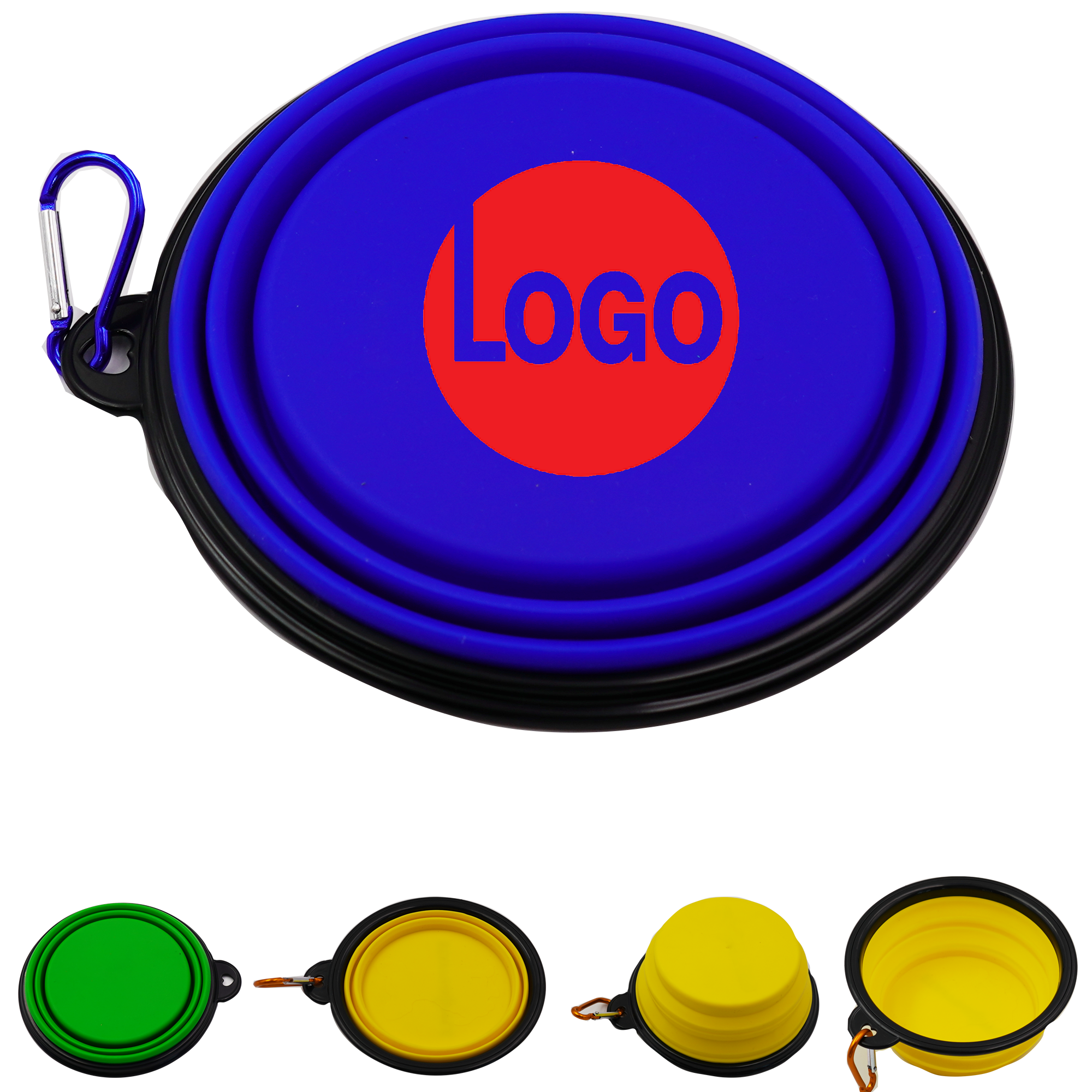 Collapsible TPE Pet Bowl With Hiking Buckle 1