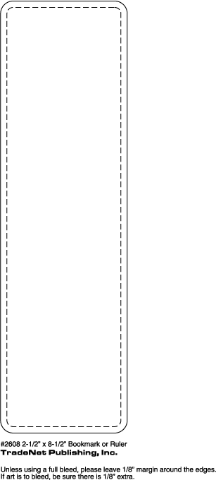 Religious Laminated Bookmark - 2.5x8.5 Rectangle - 14 pt. 3
