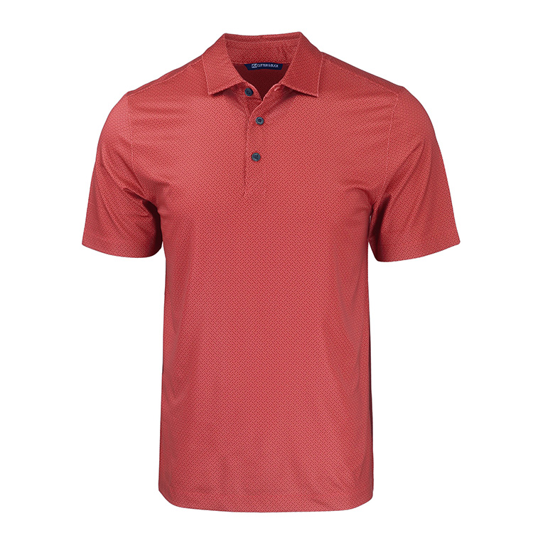 Cutter & Buck Pike Eco Tonal Geo Print Stretch Recycled Polo 5