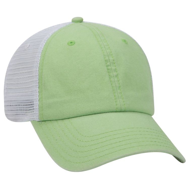 OTTO CAP® OTTO FLEX® Fitted 6 Panel Low Profile Mesh Back Trucker Hat 12