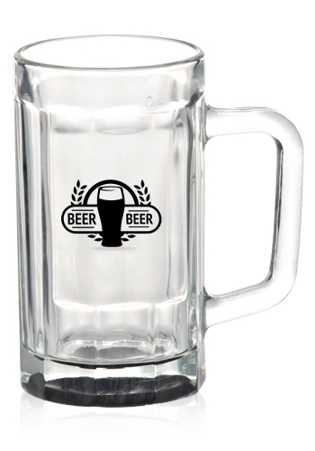 15 oz. Sports Fan Glass Beer Mugs 15