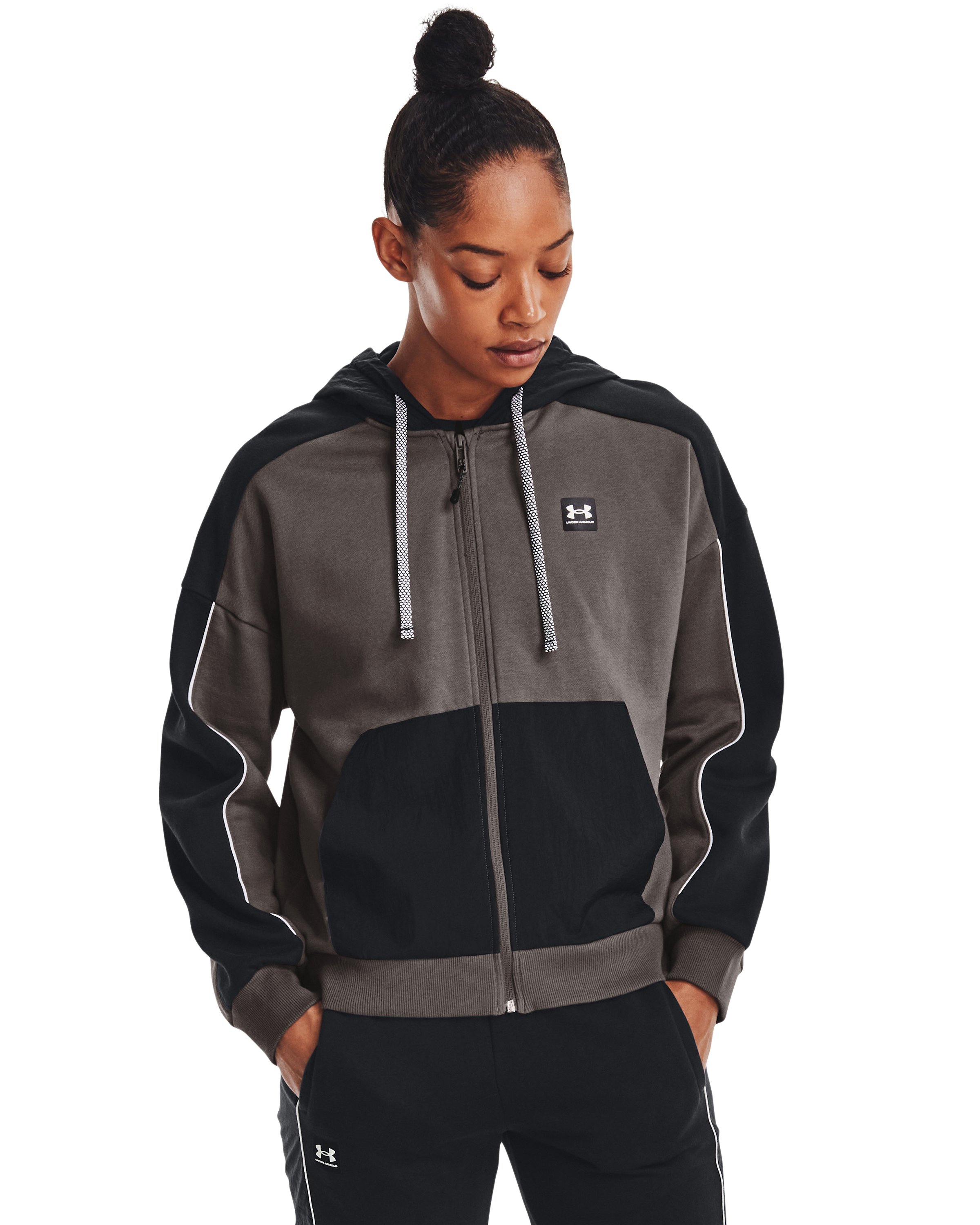 Women's UA Rival Fleece Full-Zip Hoodie  3