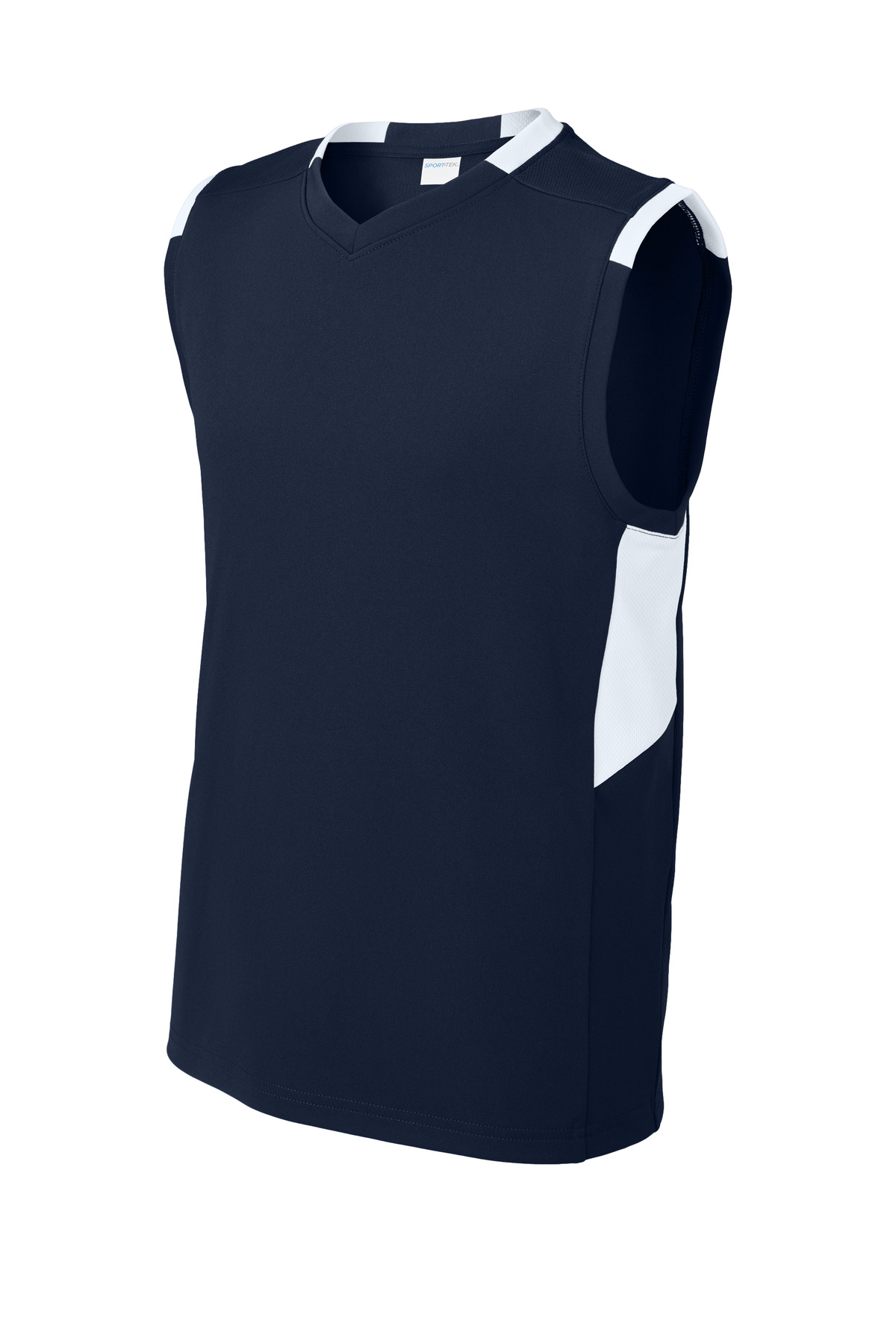Sport-Tek Youth Club Sleeveless V-Neck YST441 15