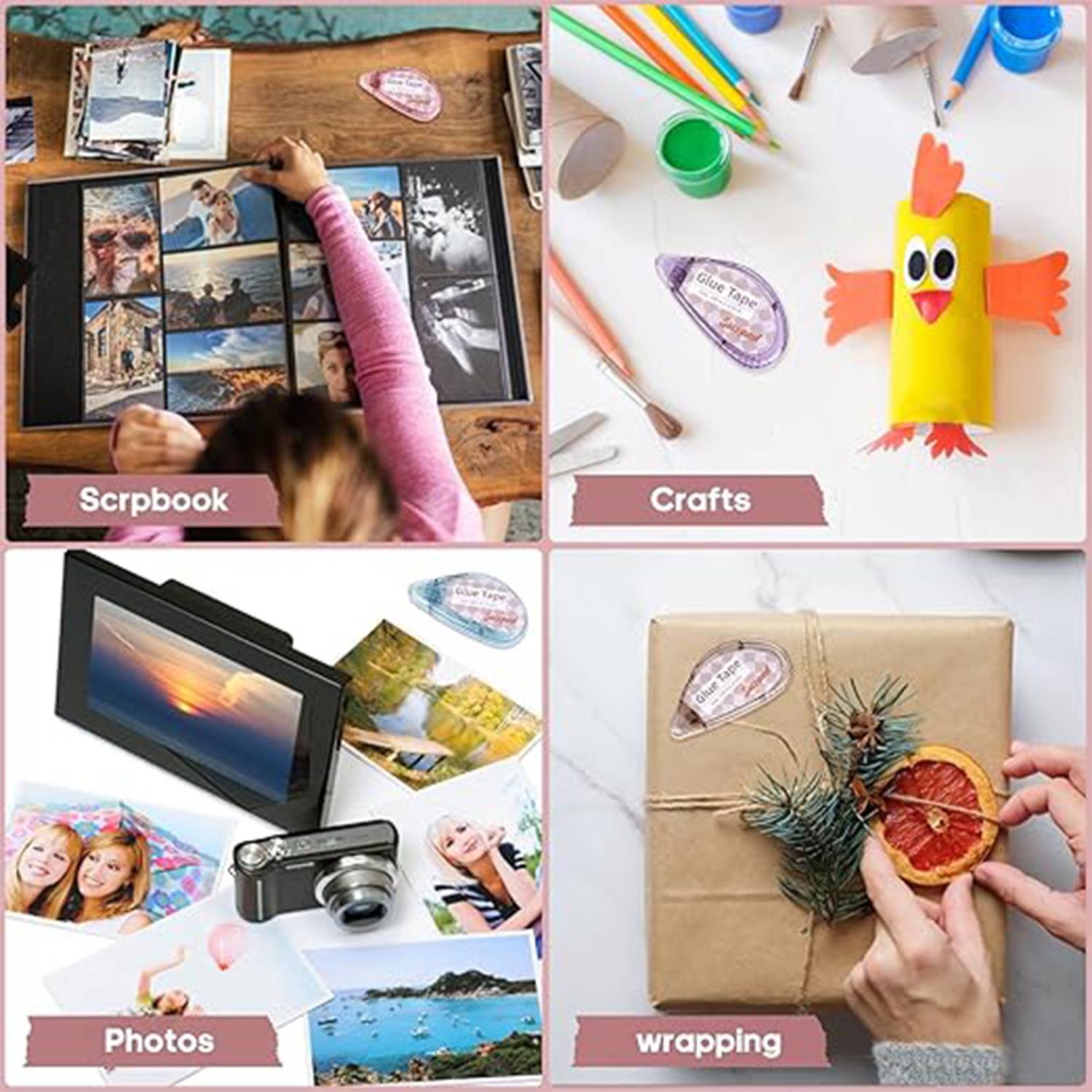 Scrapbook Double Sided Adhesive Roller Tape 8