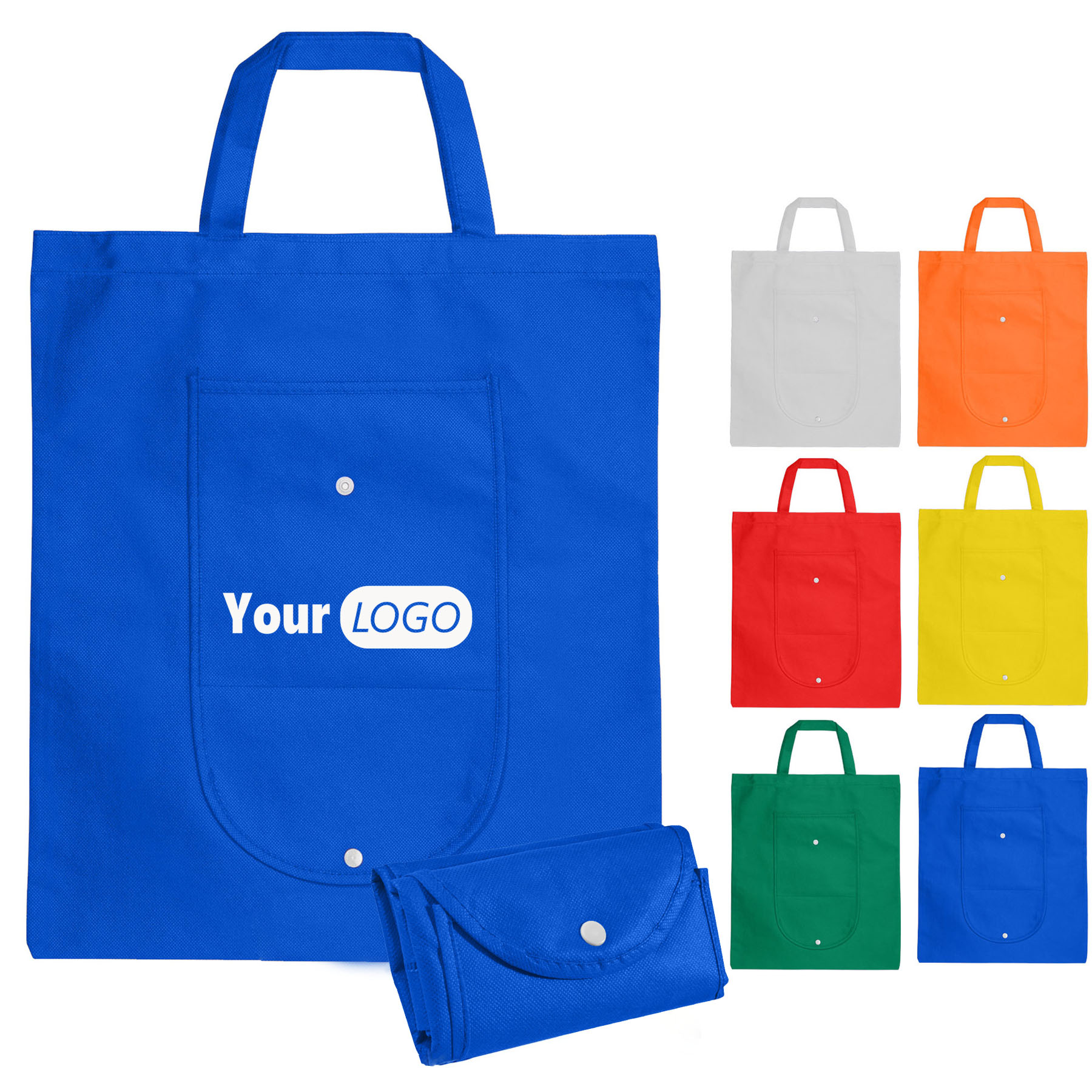 Colorful Foldable Non-Woven Tote Bag 1