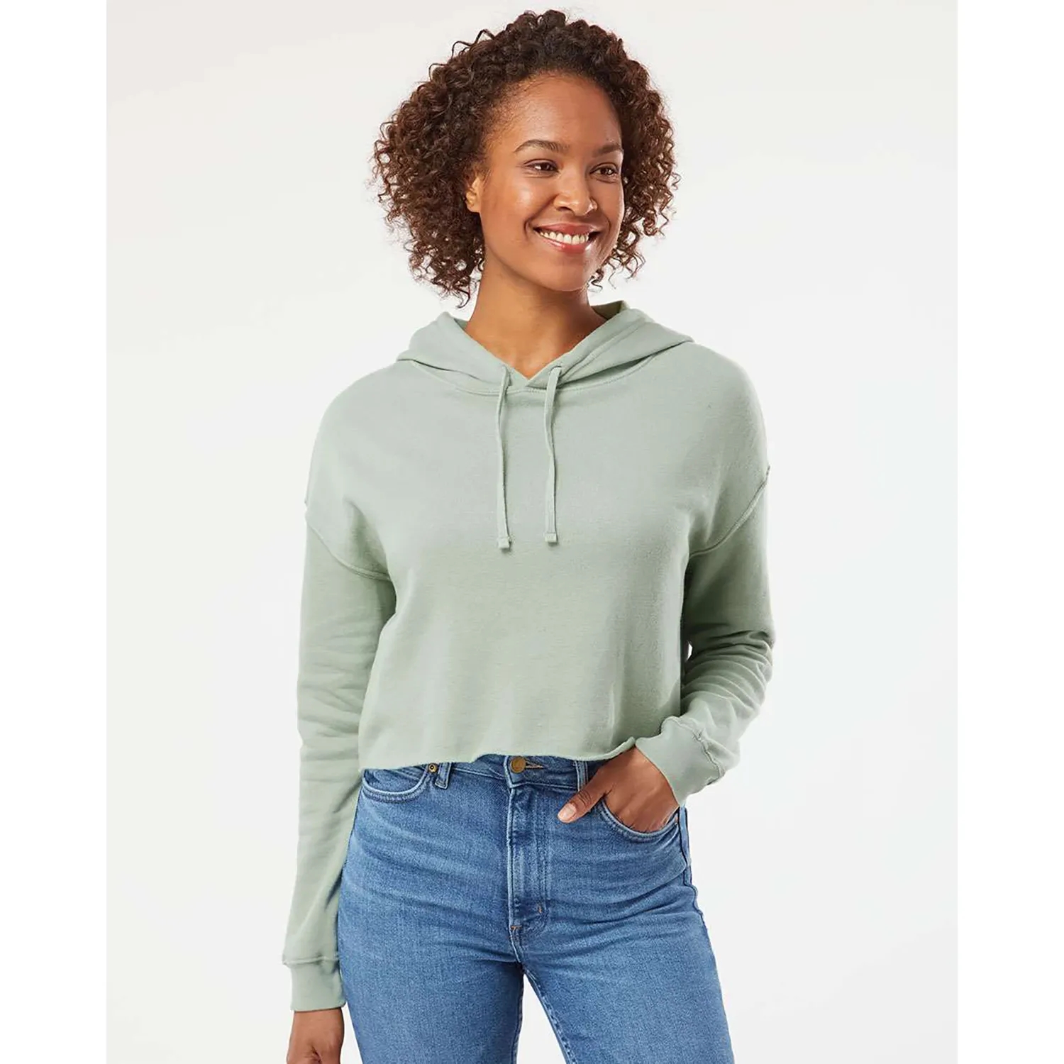 Women's Lightweight Crop Hoodie 14