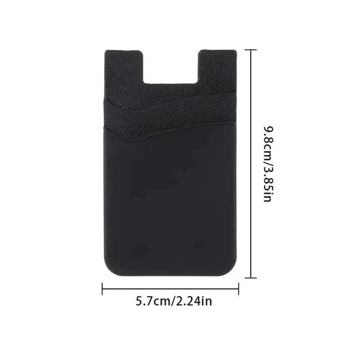 Ultra Slim Double Silicone Phone Card Holder 2