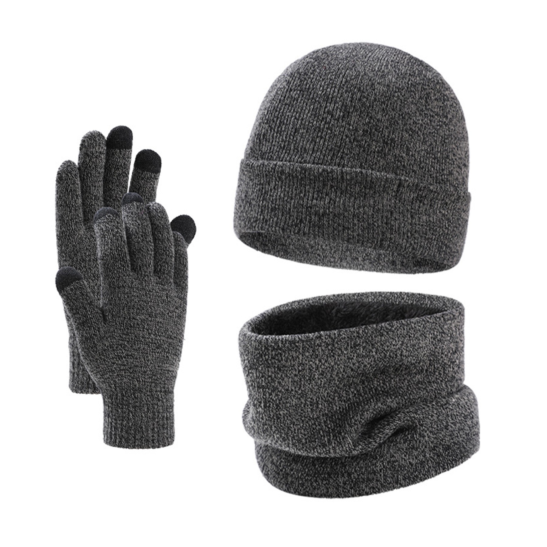 Winter Hat Scarf Glove Set 6