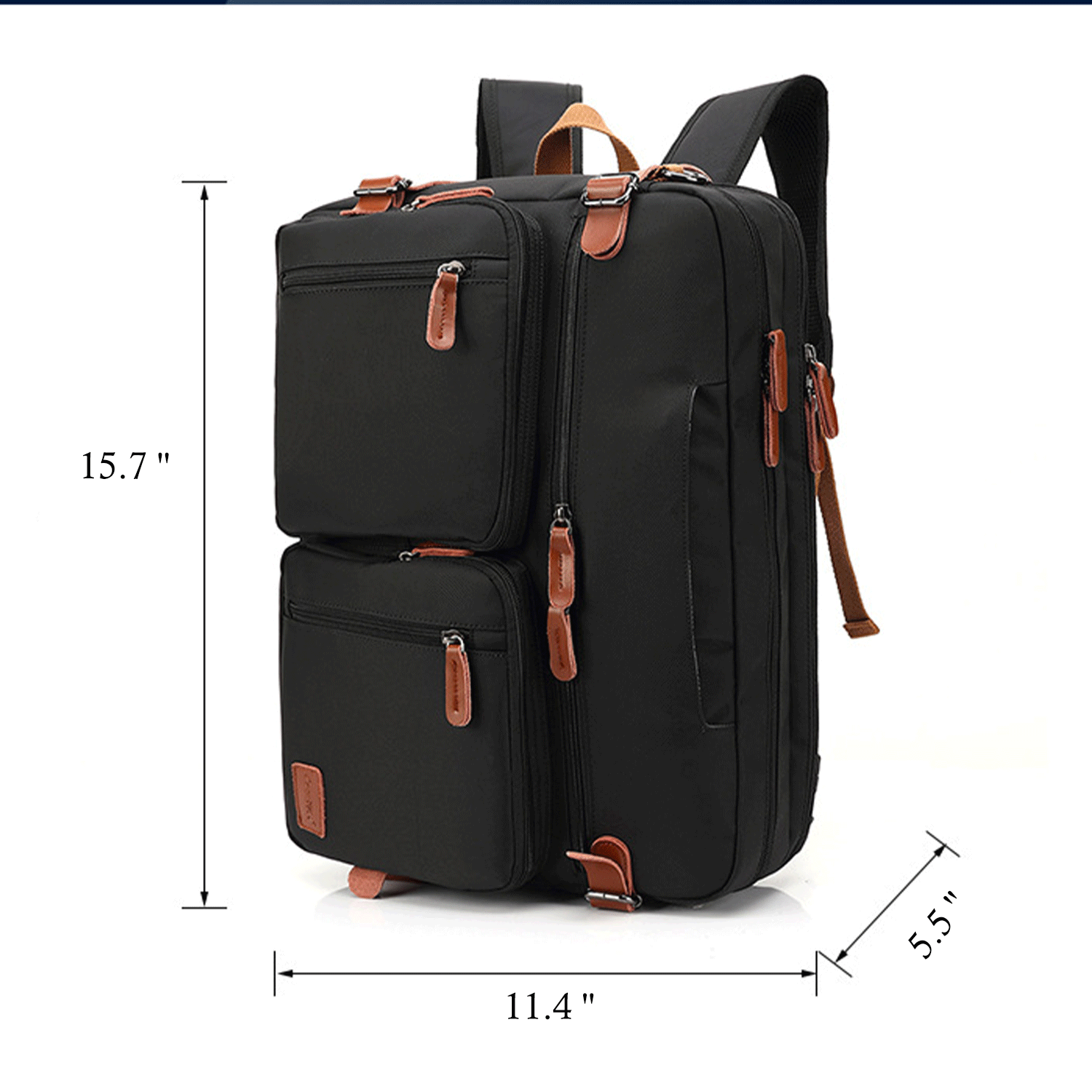 15.6 inch Polyester Laptop Briefcase messenger bag 7