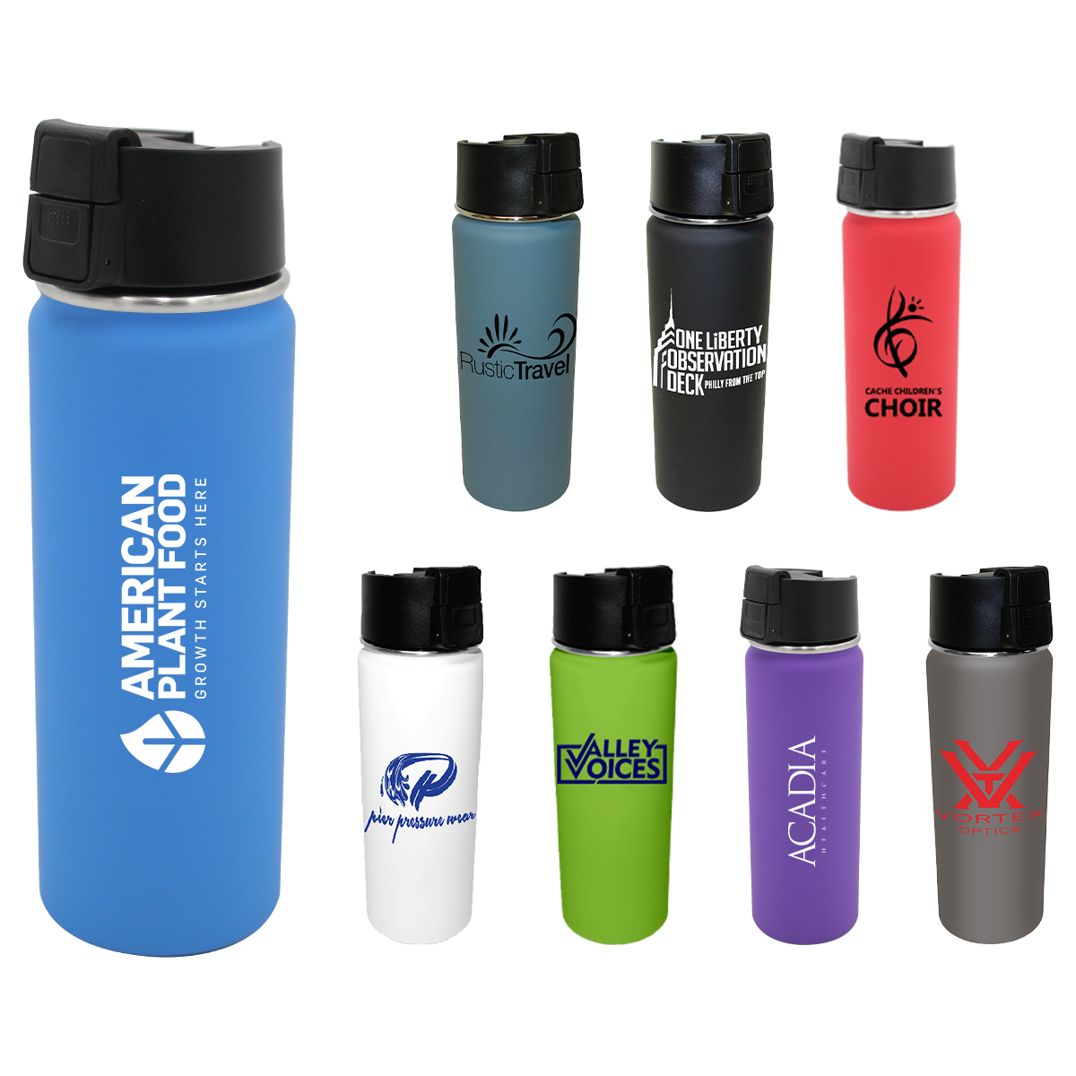 Halcyon® 20 oz. Sport Bottle w/ Push Button Lid 16