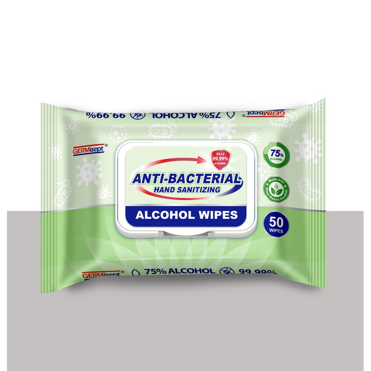 Disinfecting Wipes - 75% Alcohol 50-Count 2