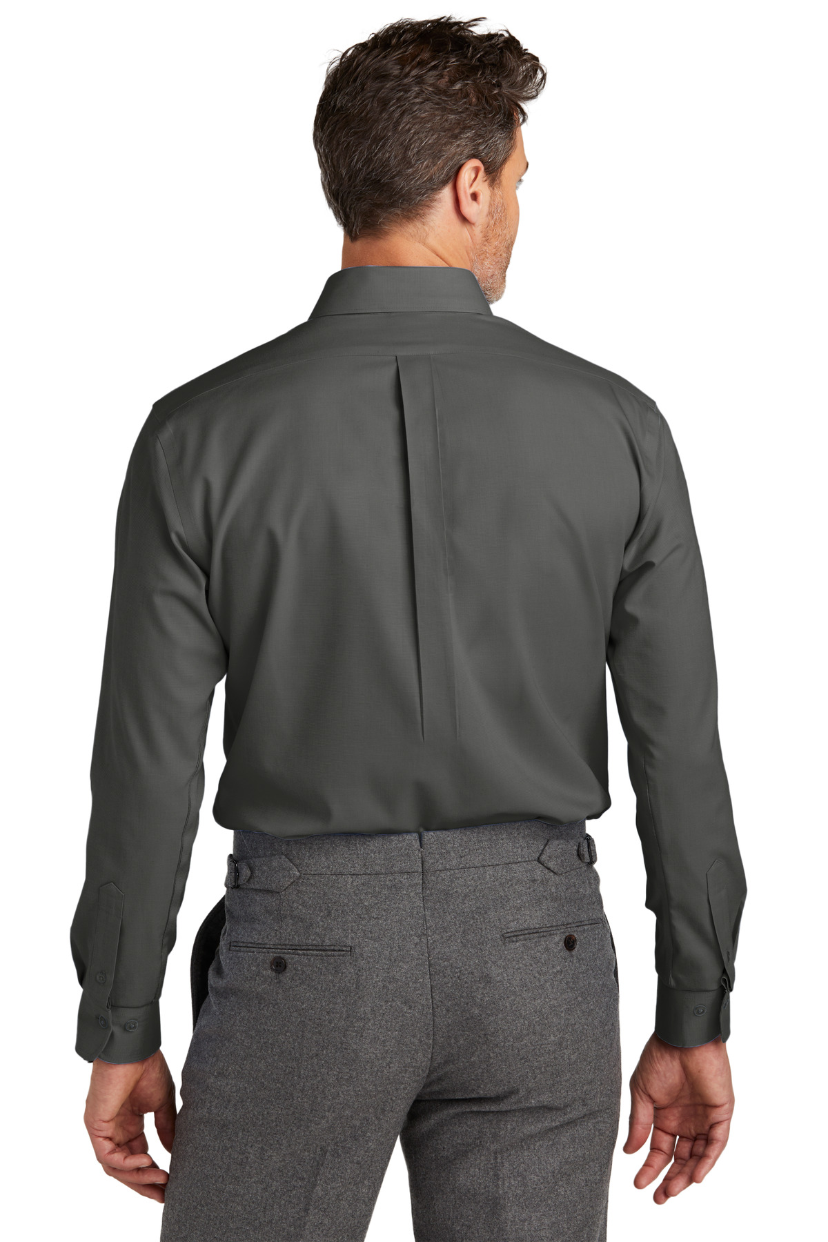 Brooks Brothers Tall Wrinkle-Free Stretch Nailhead Shirt TBB18002 15