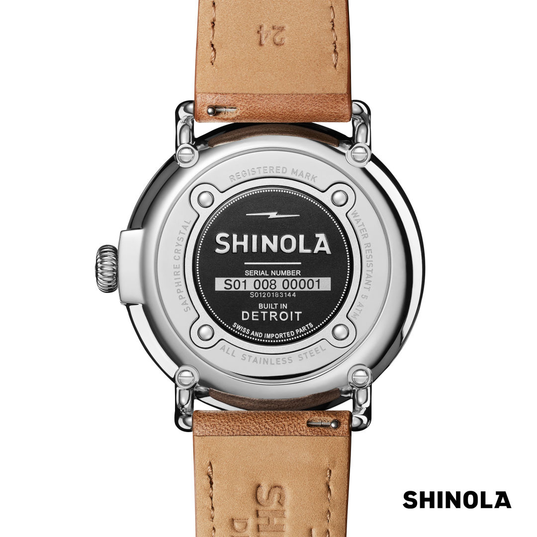 Shinola® Runwell Watch - Stone Blue/Tan 4