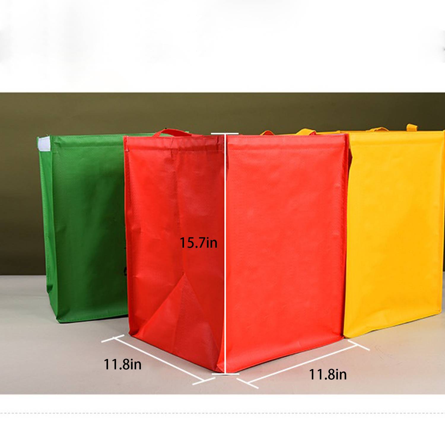 PP Woven Velcro Coated Color Printed Shopping Tote Bag, custom tote bag with logo imprint 5