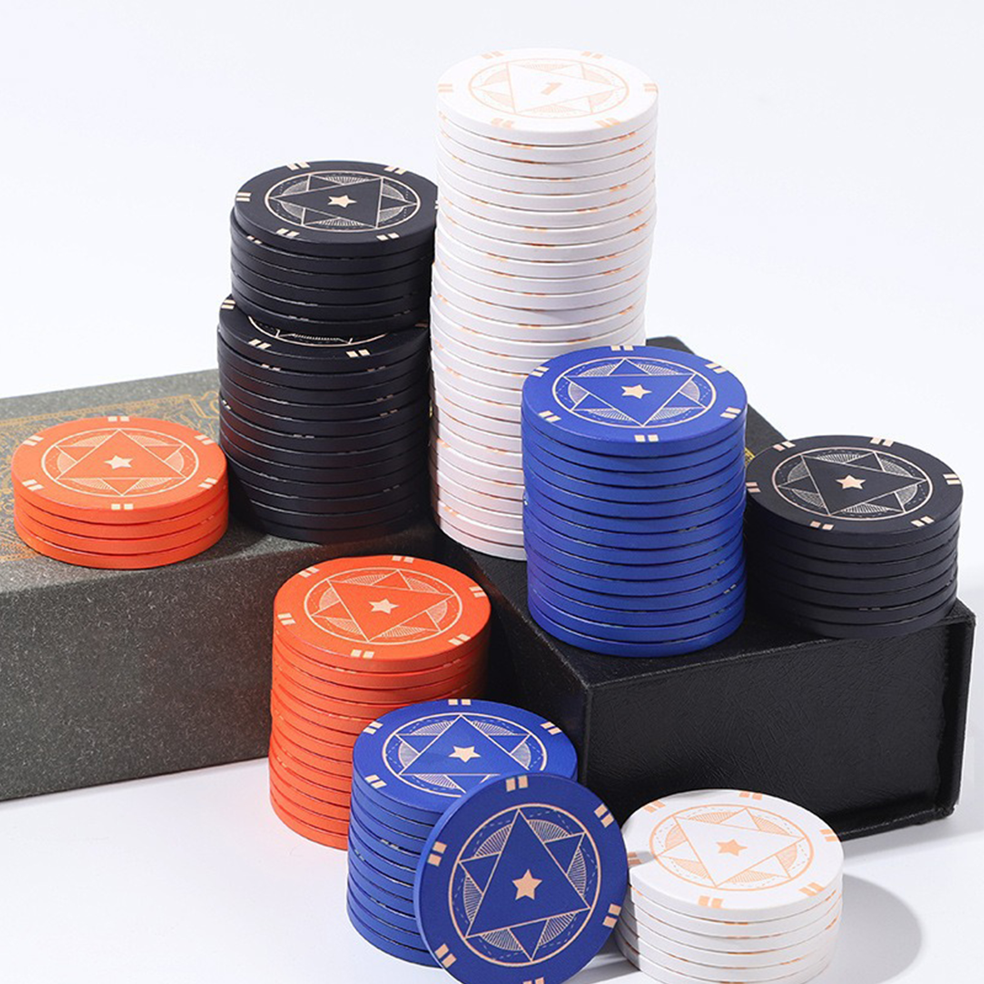 1.55" Custom Ceramic Poker Chips 3
