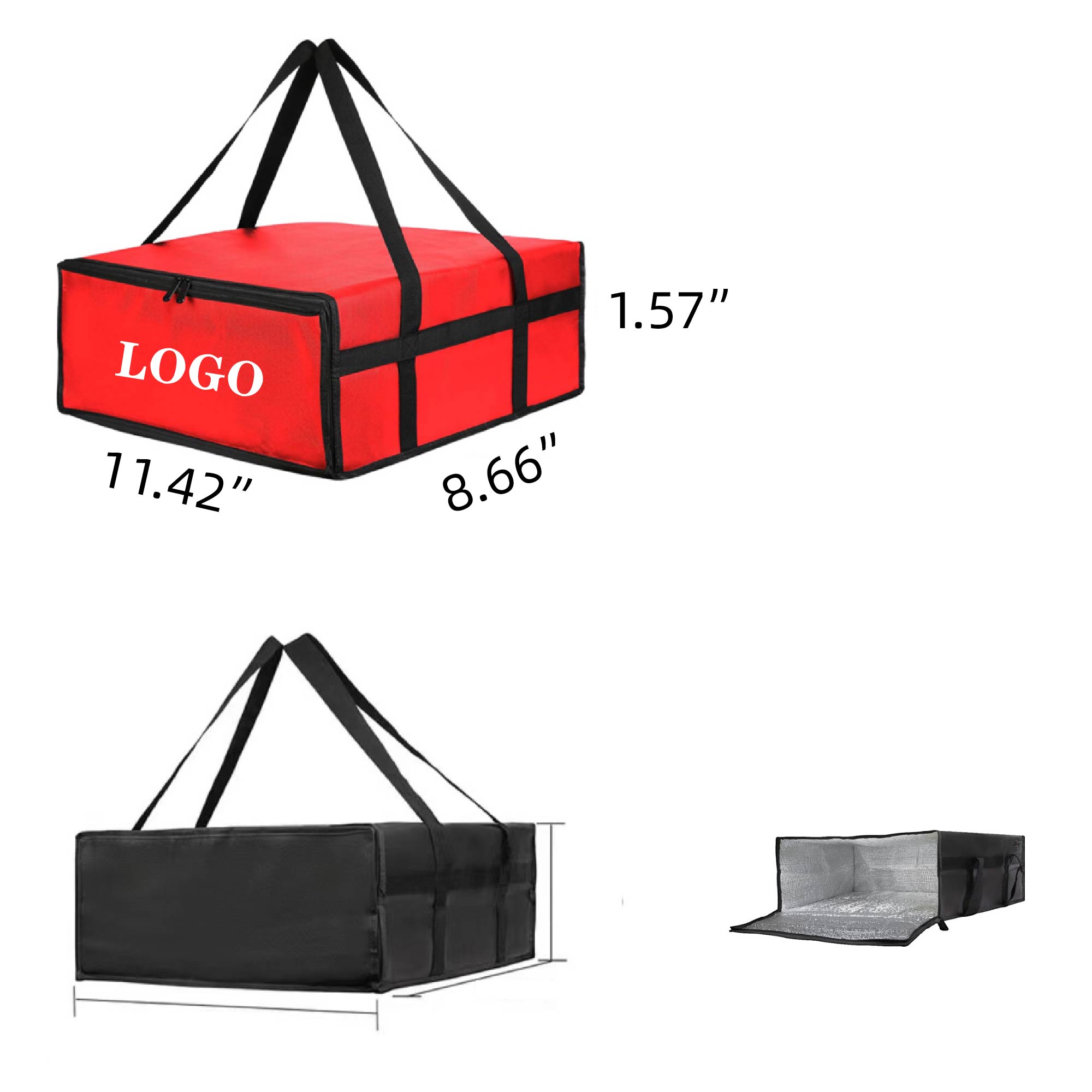 MOQ 5 pcs Insulated Reusable Lunch Bag 2