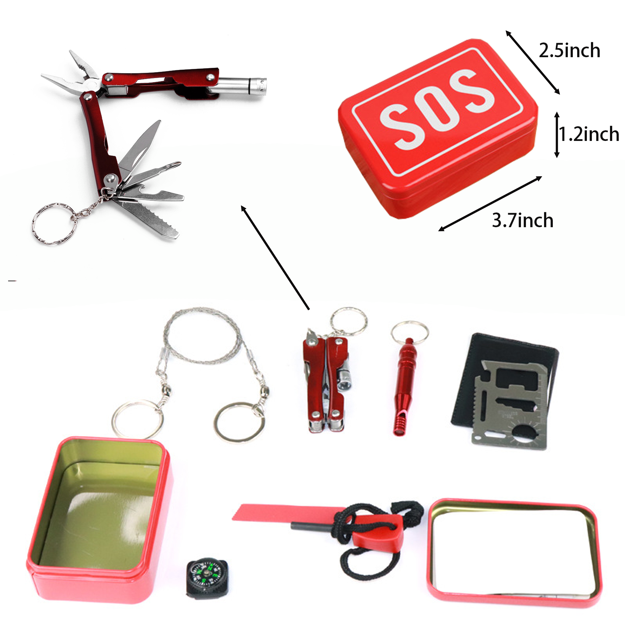 Household Survival Tool Set 50MOQ 3