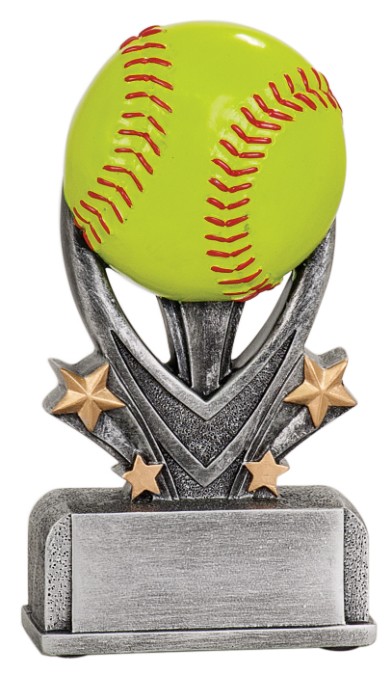 7" Tall Softball Varsity Resin 1