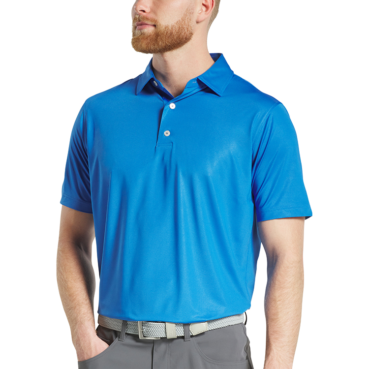 FootJoy Tonal Dot Print Lisle Polo 2