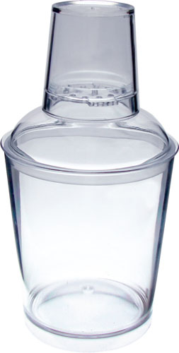 12oz 3 Piece Plastic Cocktail Shaker 4