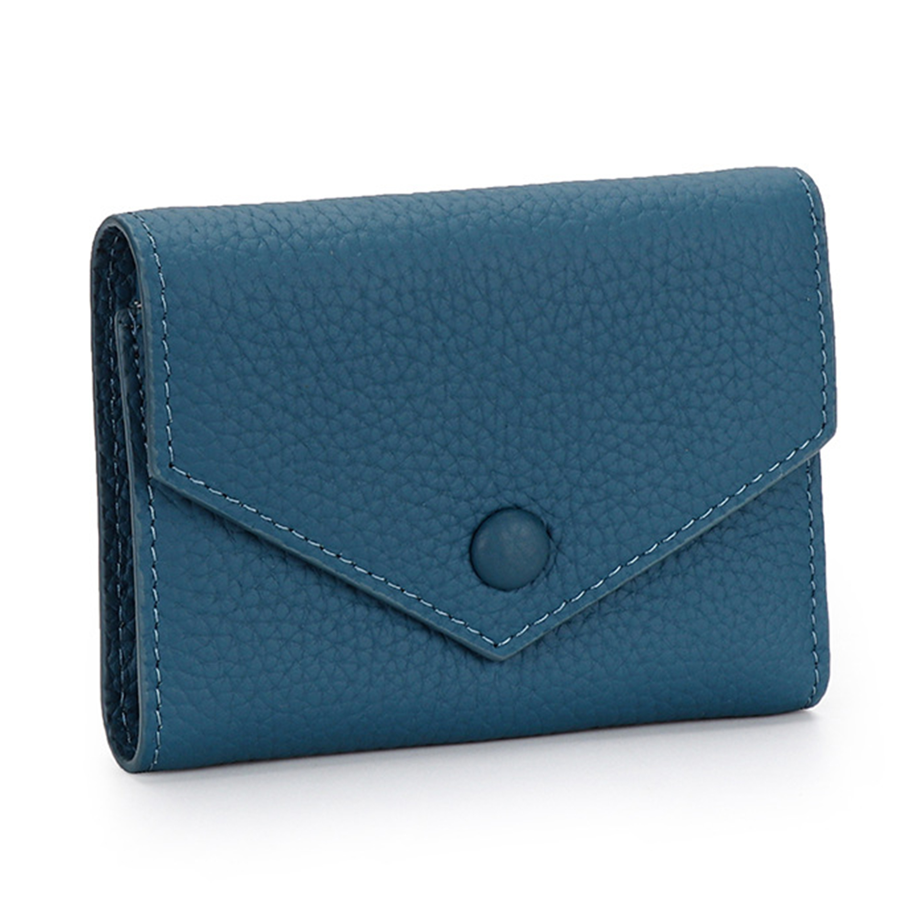 Genuine Leather Simple folding envelope coin purse 6