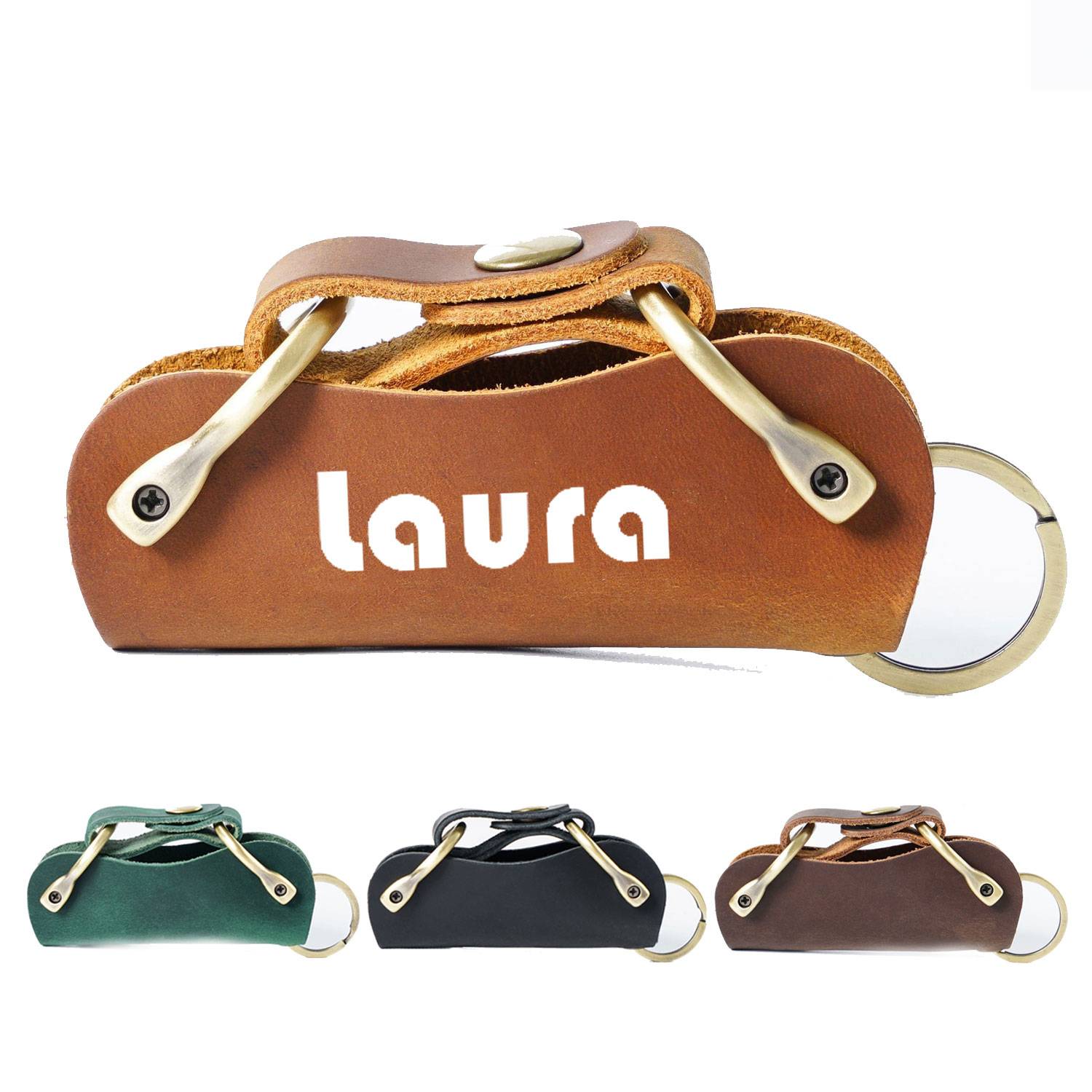 Leather car key case 2