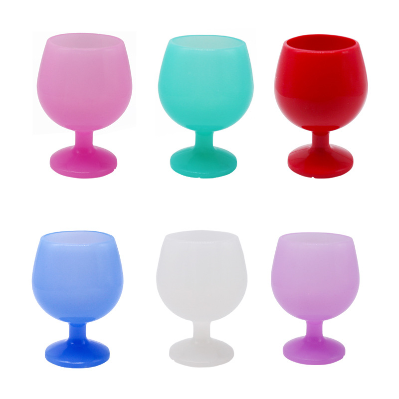 Silicone High-heeled Wine Glass 1