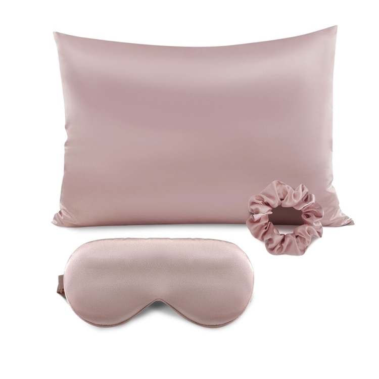 Silky Satin Pillow Covers with Hidden Zipper Set Of 3 4