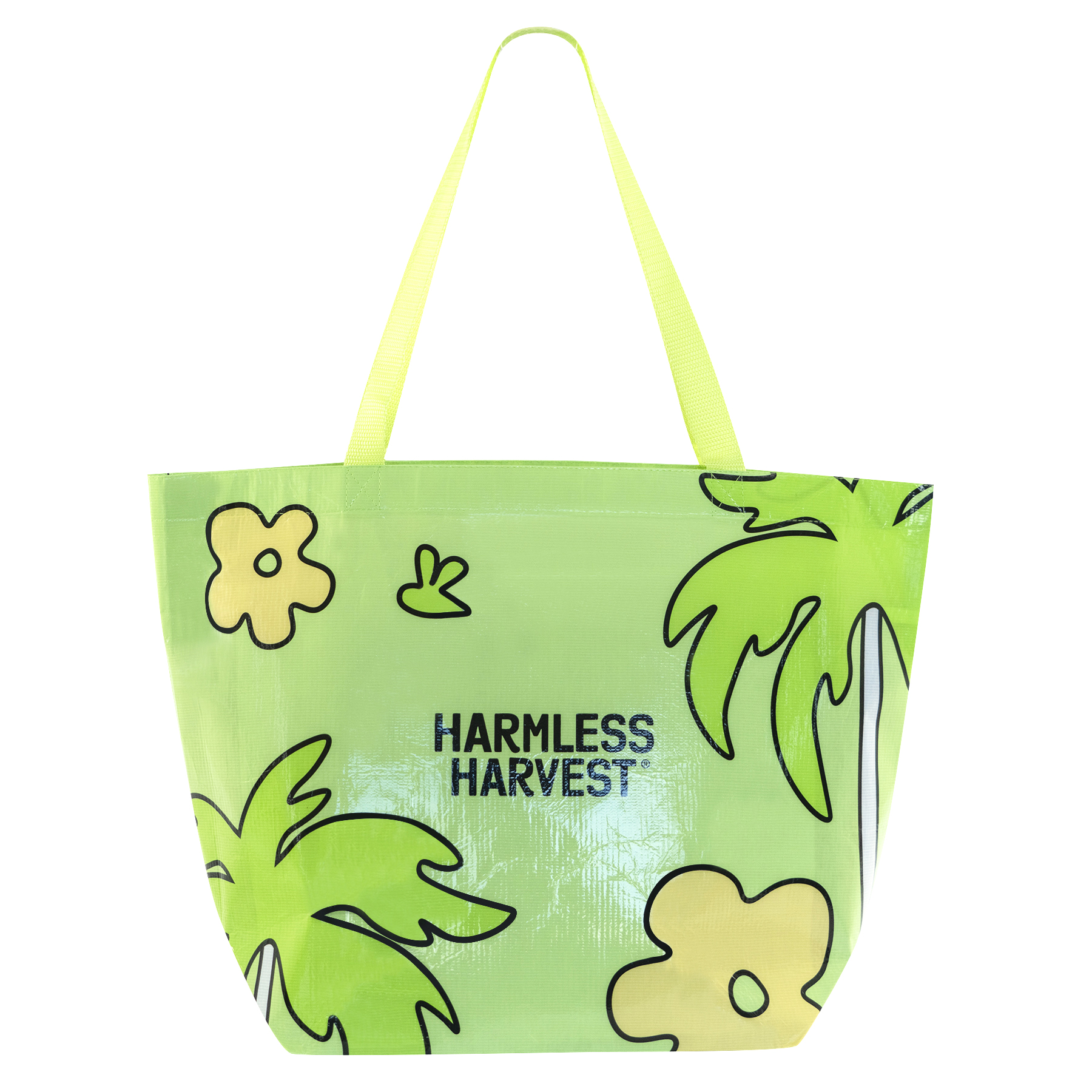 Custom Full-Color 145g Laminated RPET Boat Style Shopping Bag 20x14x8 2