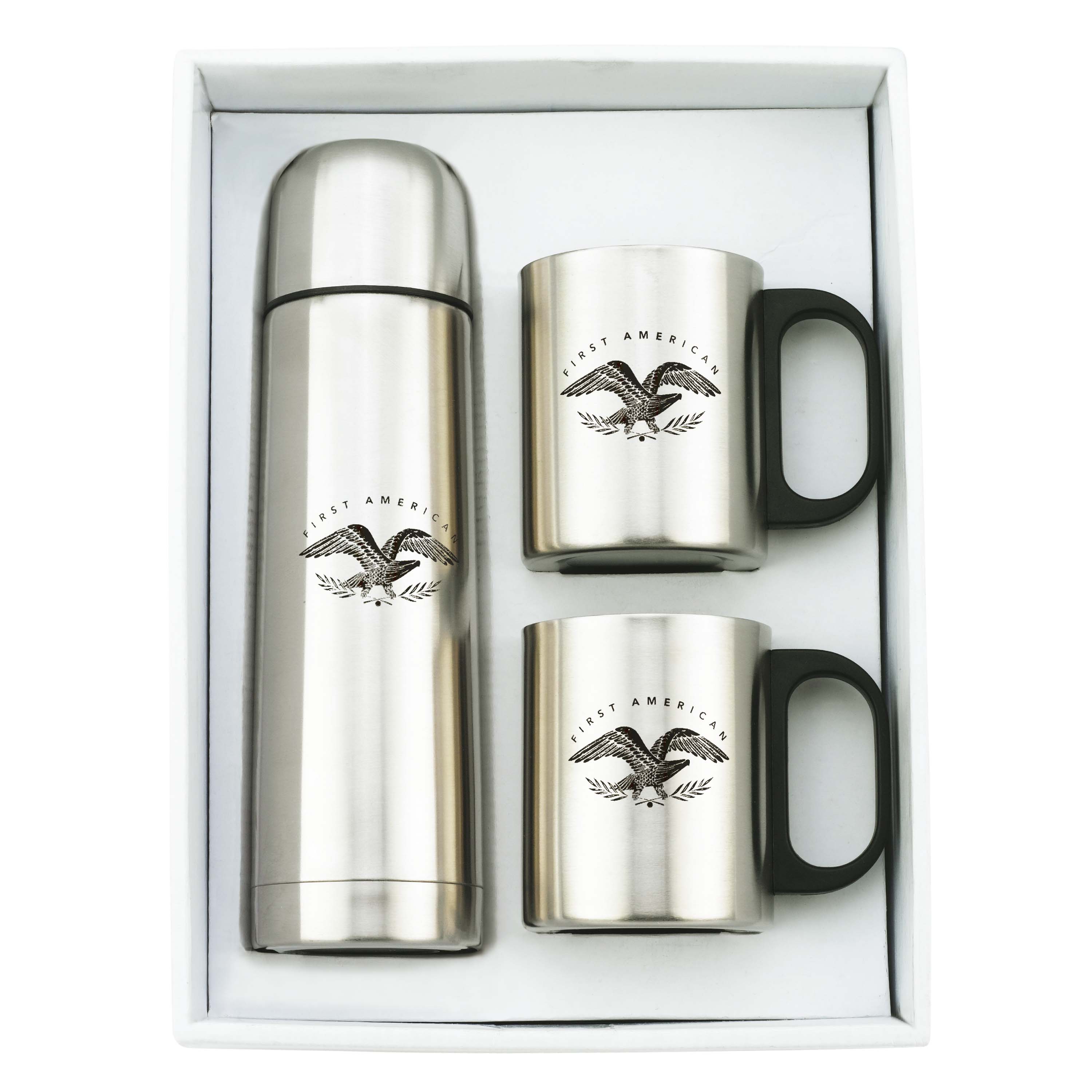 Stainless Steel Mug & Thermos Gift Set 6