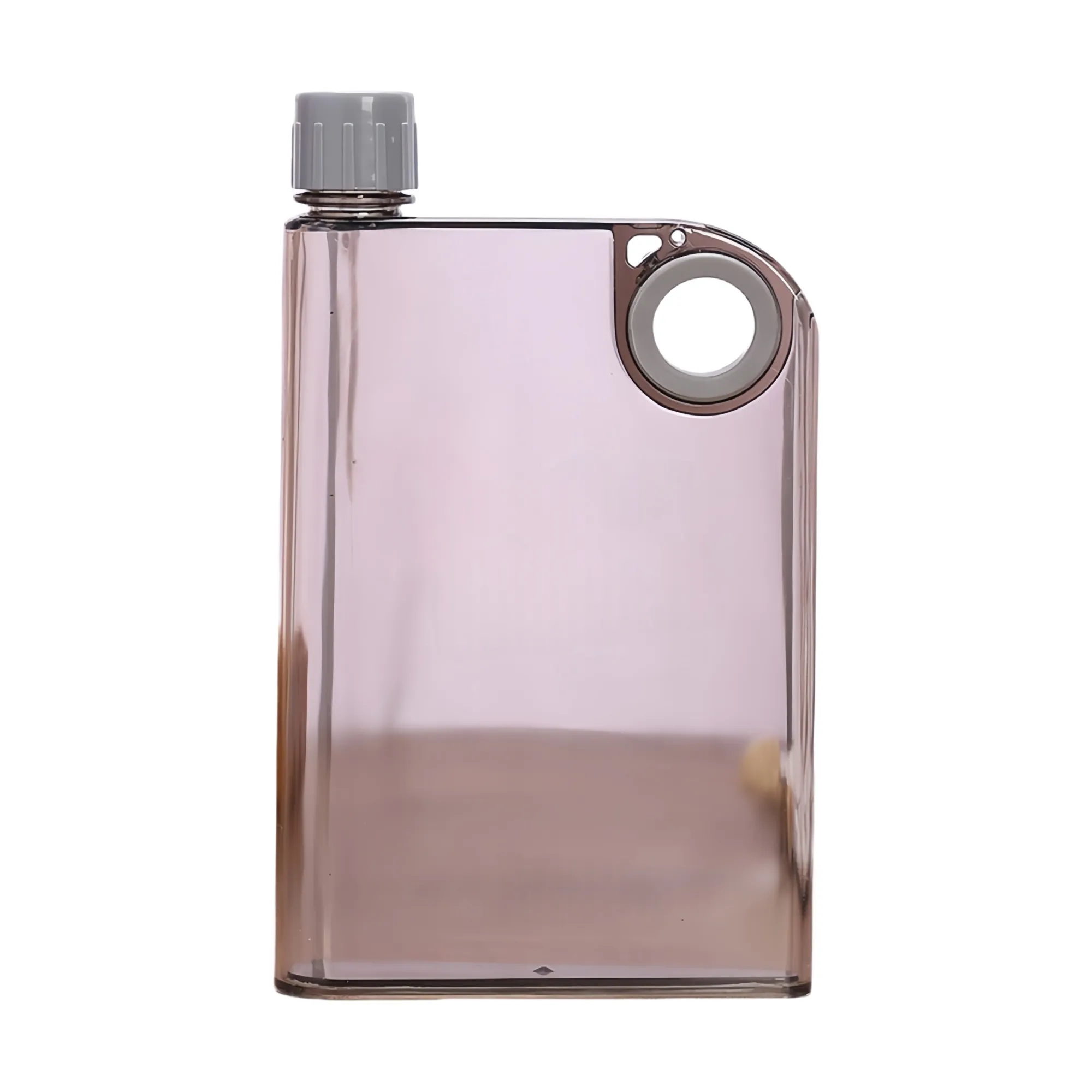 Slim Flat Transparent Water Bottle 2
