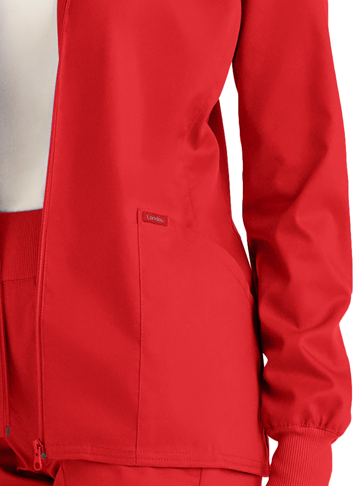Landau - ProFlex - Women's Three-Pocket Mock Neck Zip-Front Jacket 37
