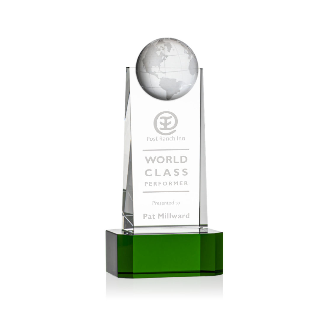 Sherbourne Globe Award on Base - Green 2