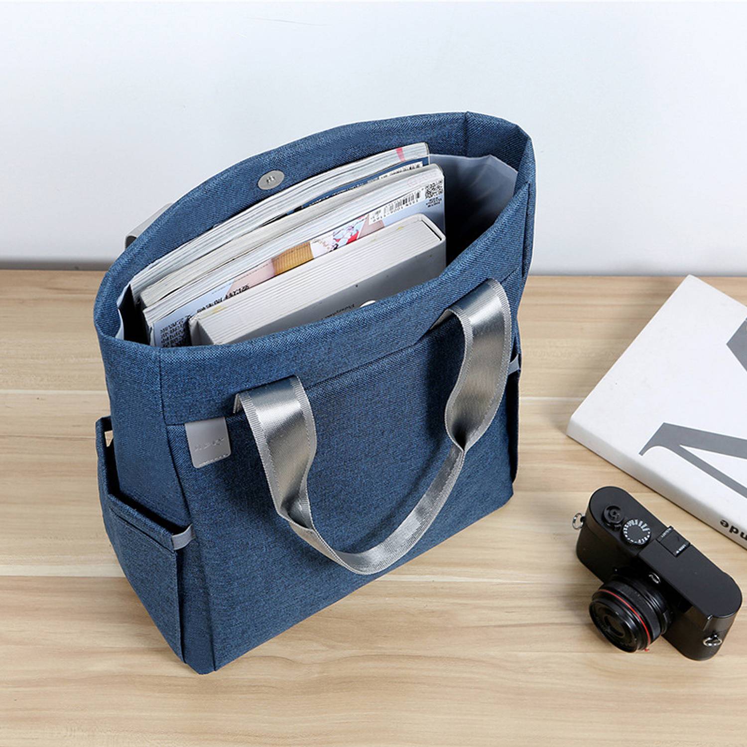Oxford File Tote Bag Pouch, custom tote bag with logo imprint 6