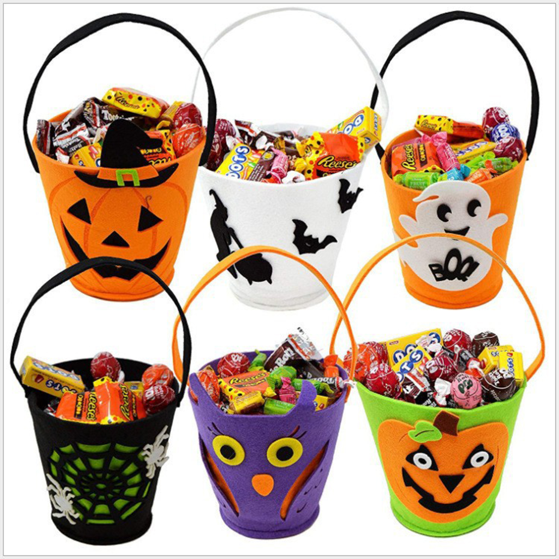 Portable Halloween Candy Basket 2