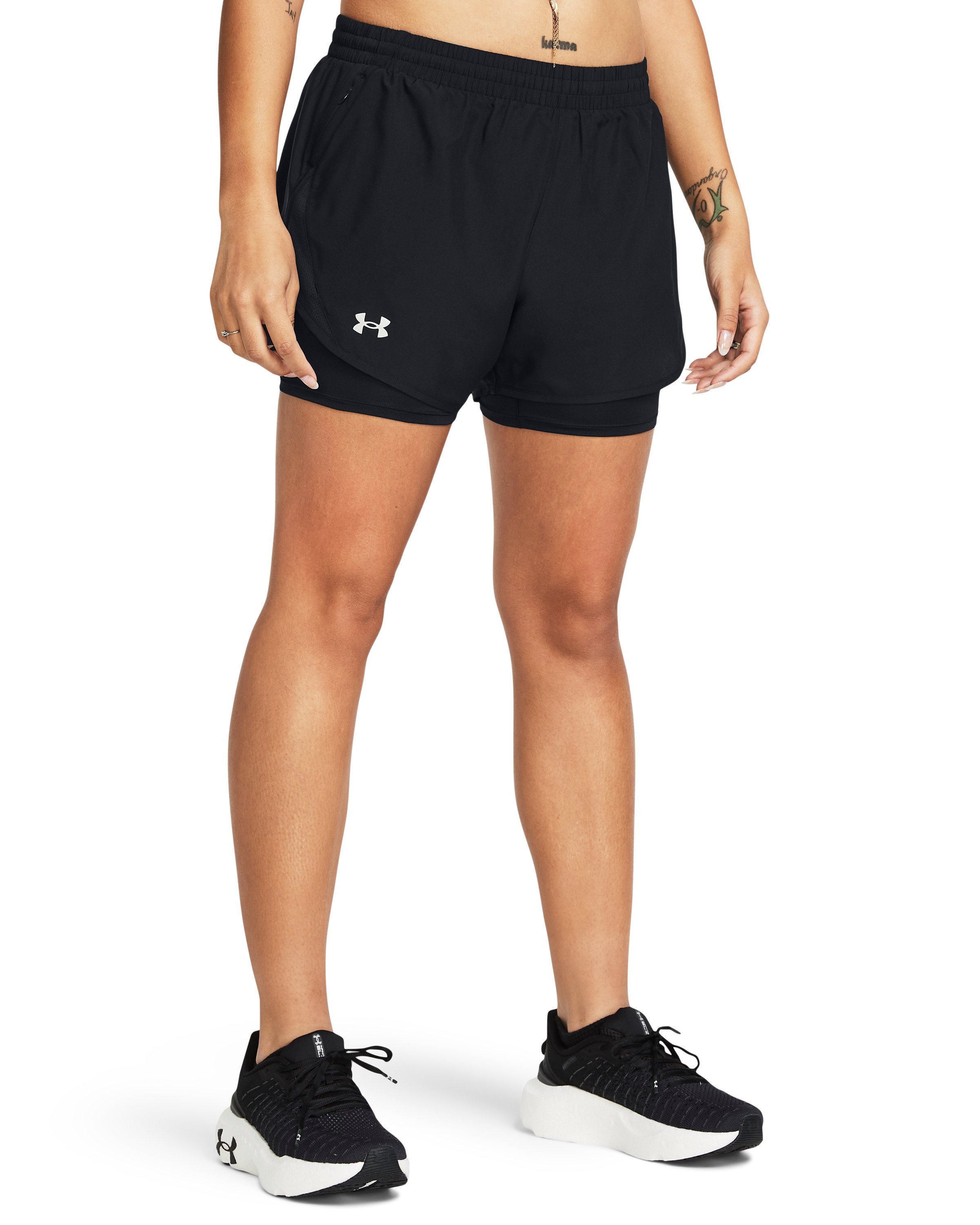 UA Fly-By Women's 2-in-1 Shorts 2