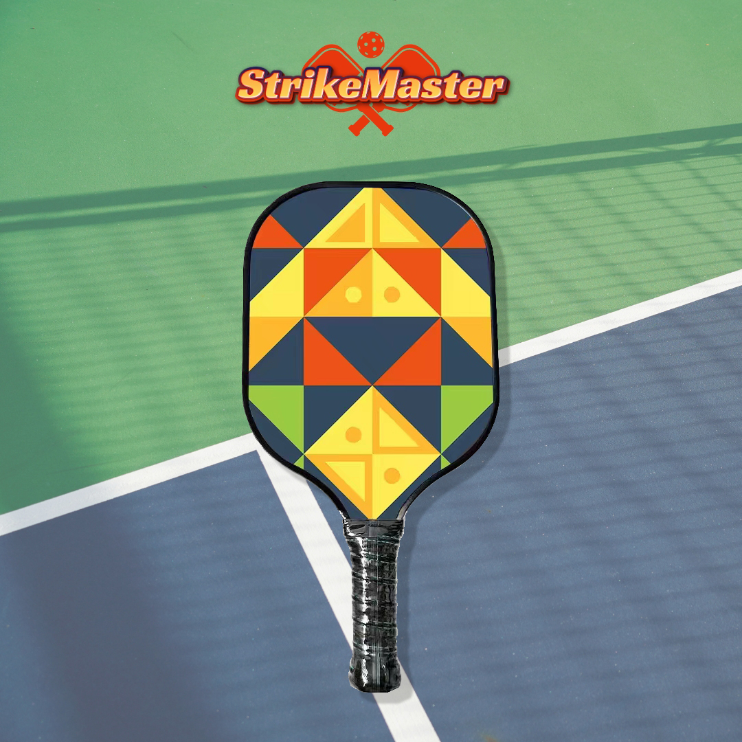 StrikeMaster Single Fiberglass Pickleball Paddle with PU Leather Bag 5