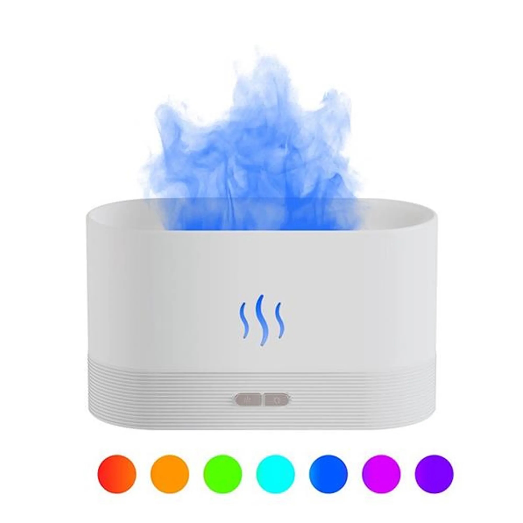 MOQ 20PCS 180ML Simulated Flame Essential Aroma Oil Diffuser 1
