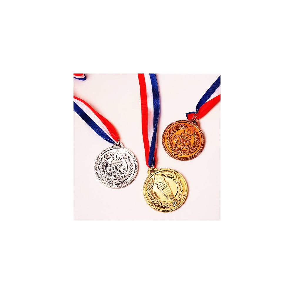 Plastic Gold Medals - 1.5" 2