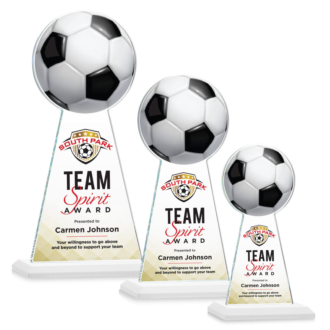 Edenwood Soccer VividPrint™ Award - White