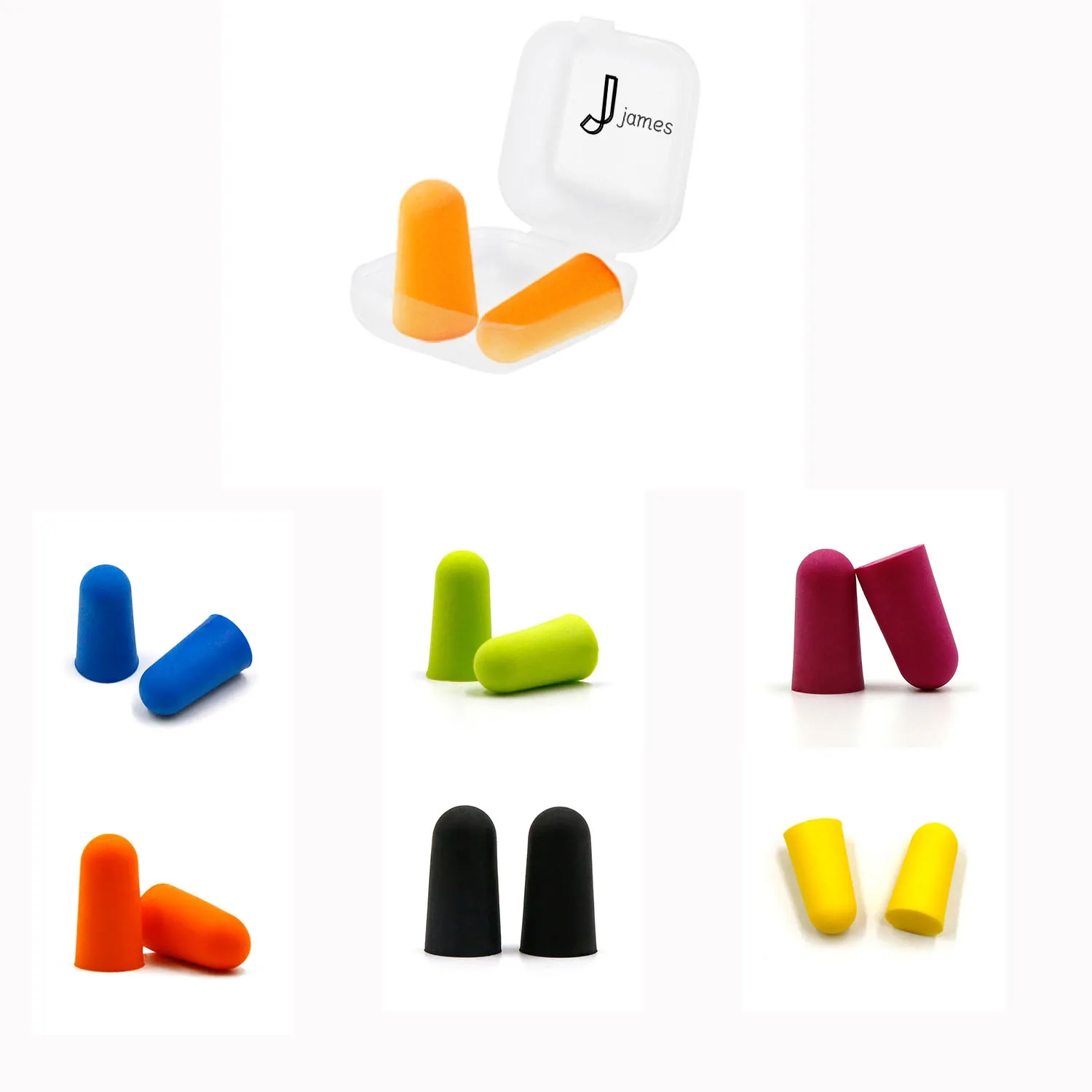 Noise-Proof Foam Earplugs In A Box 2