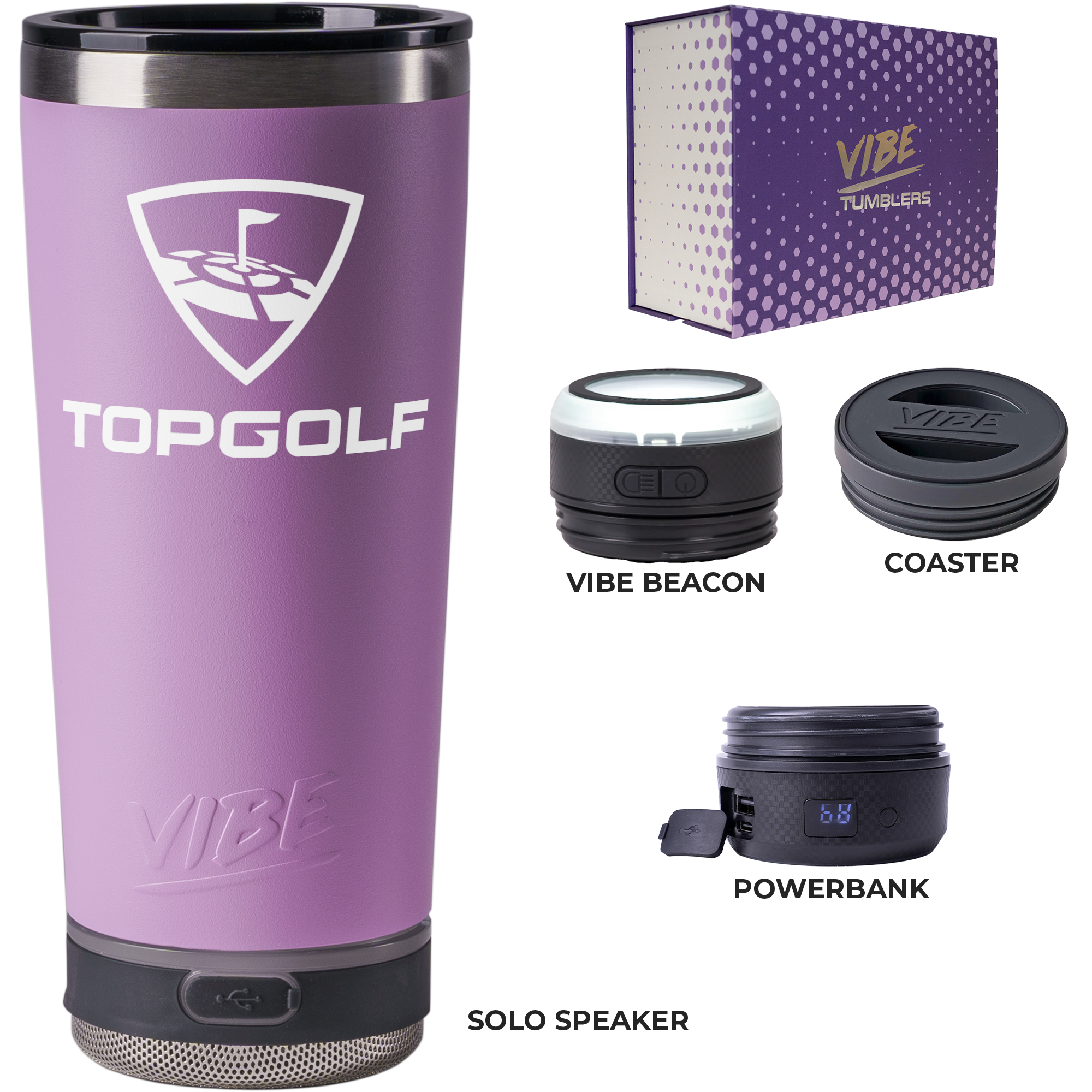 Go Caddy Vibe 18 oz Tumbler Kit 16