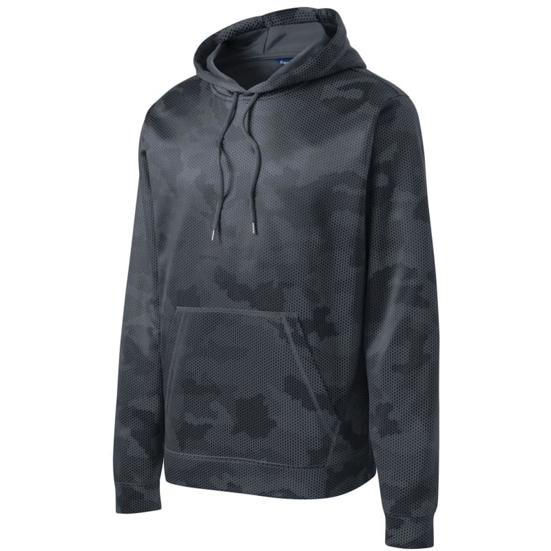 Sport-Tek Sport-Wick CamoHex Fleece Hooded Pullover. 24